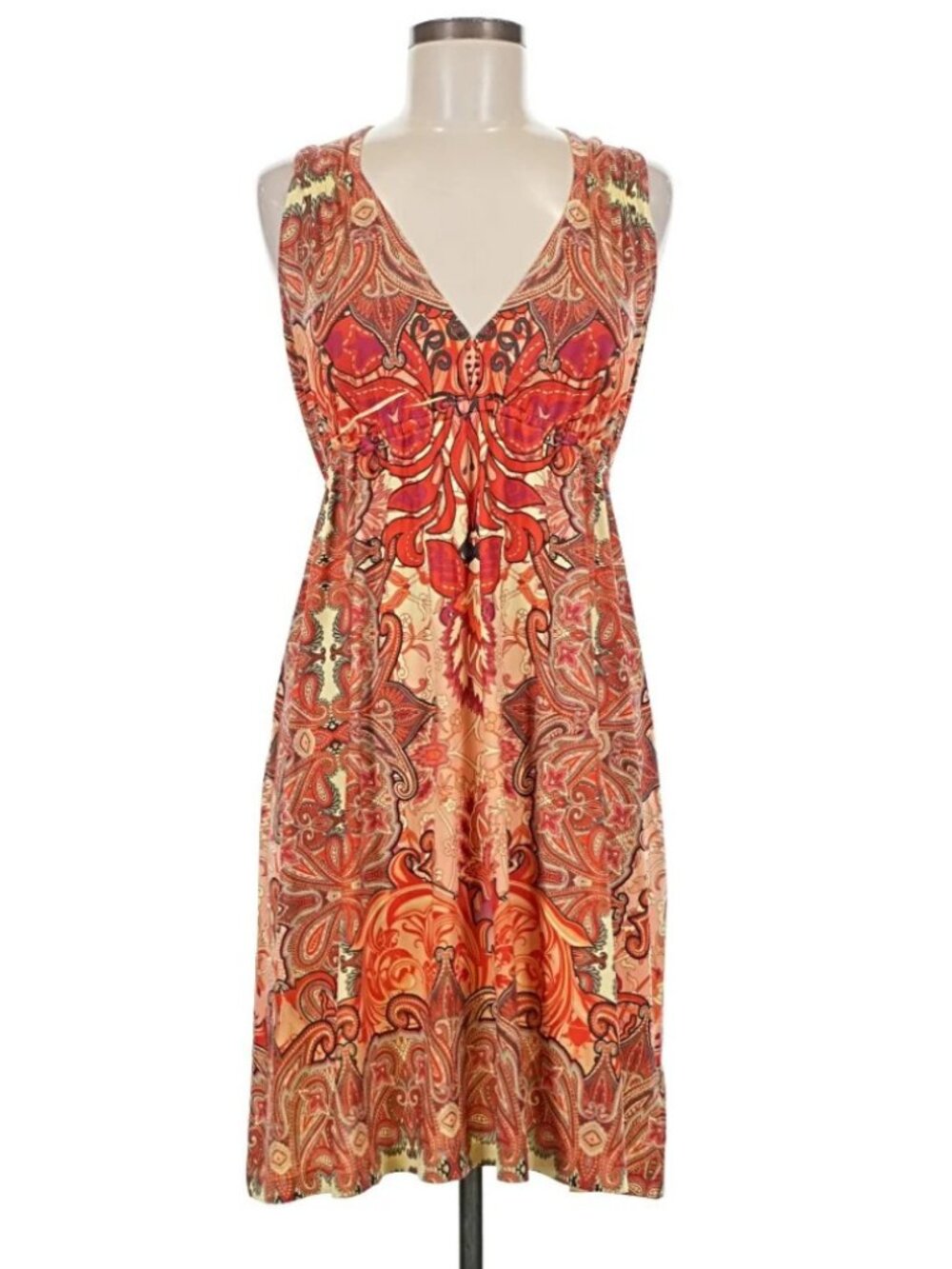 ✨Apt. 9 Paisley Print Sleeveless Mini Dress S NWT